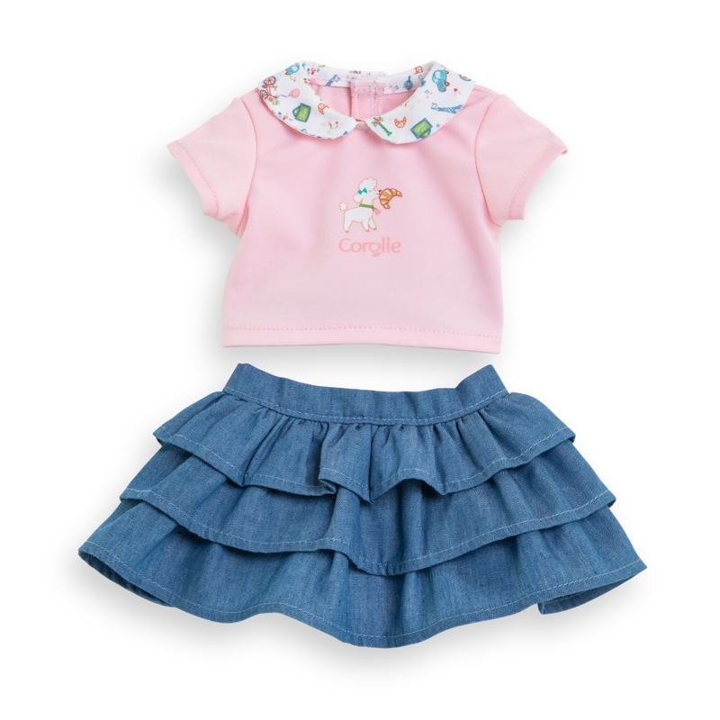 Vêtement WE à Paris - Robe et tshirt bb 30 cm