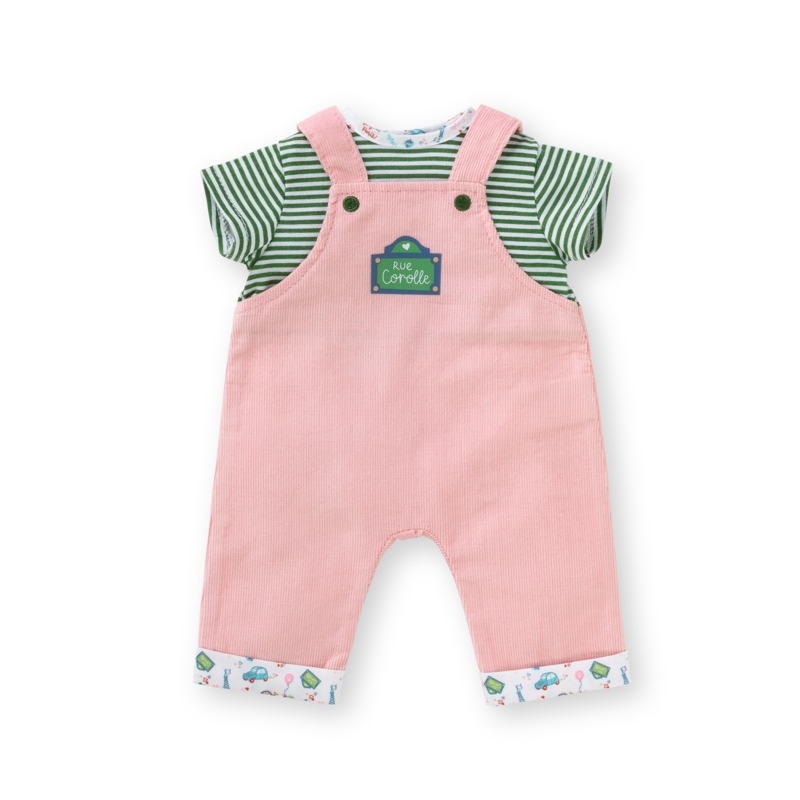 Vêtement WE à Paris - Salopette et tshirt  bb 36 cm