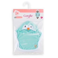 Vêtement cape de bain pingouin bb 30 cm