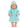 Vêtement cape de bain pingouin bb 36 cm
