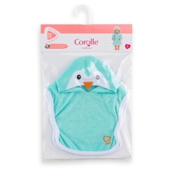 Vêtement cape de bain pingouin bb 36 cm