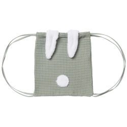 Sac à dos lapin en nid d'abeille - vert