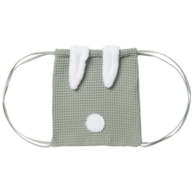Sac à dos lapin en nid d'abeille - vert