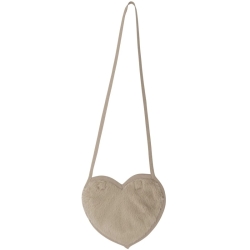 Sac à main coeur Beige