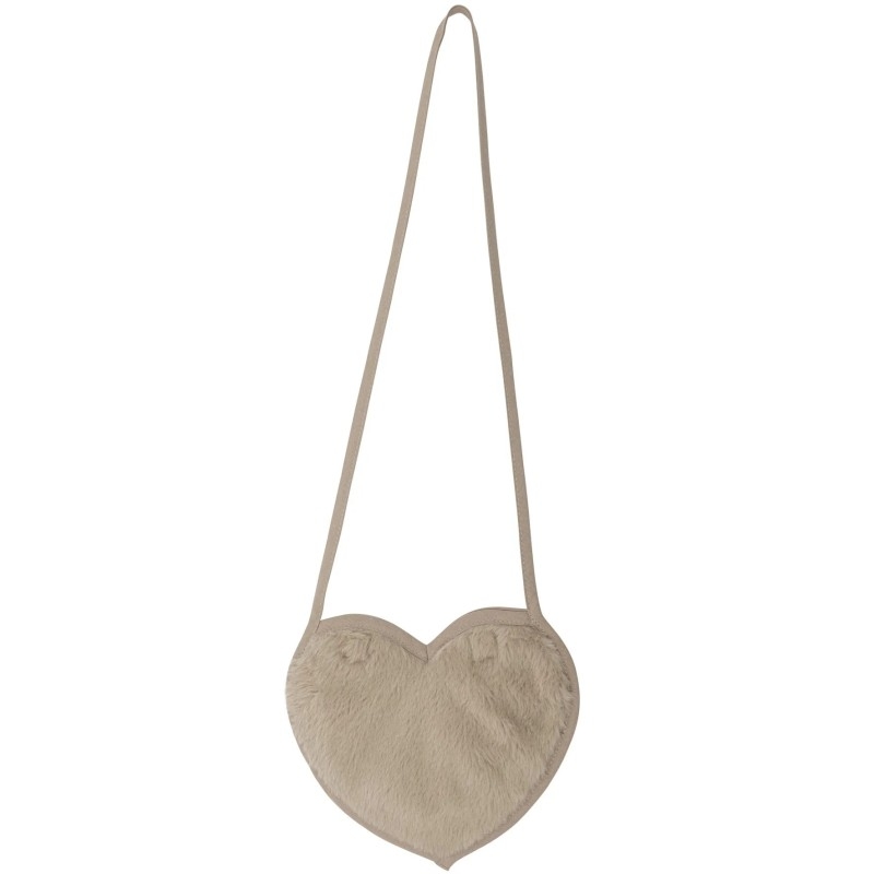 Sac à main coeur Beige