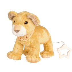 Mini peluche musicale -  Chien jaune