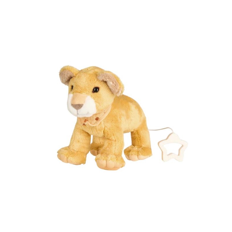 Mini peluche musicale -  Chien jaune