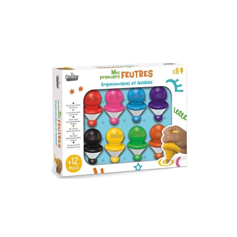 Mes premiers feutres - Formes ergonomiques 8 pcs