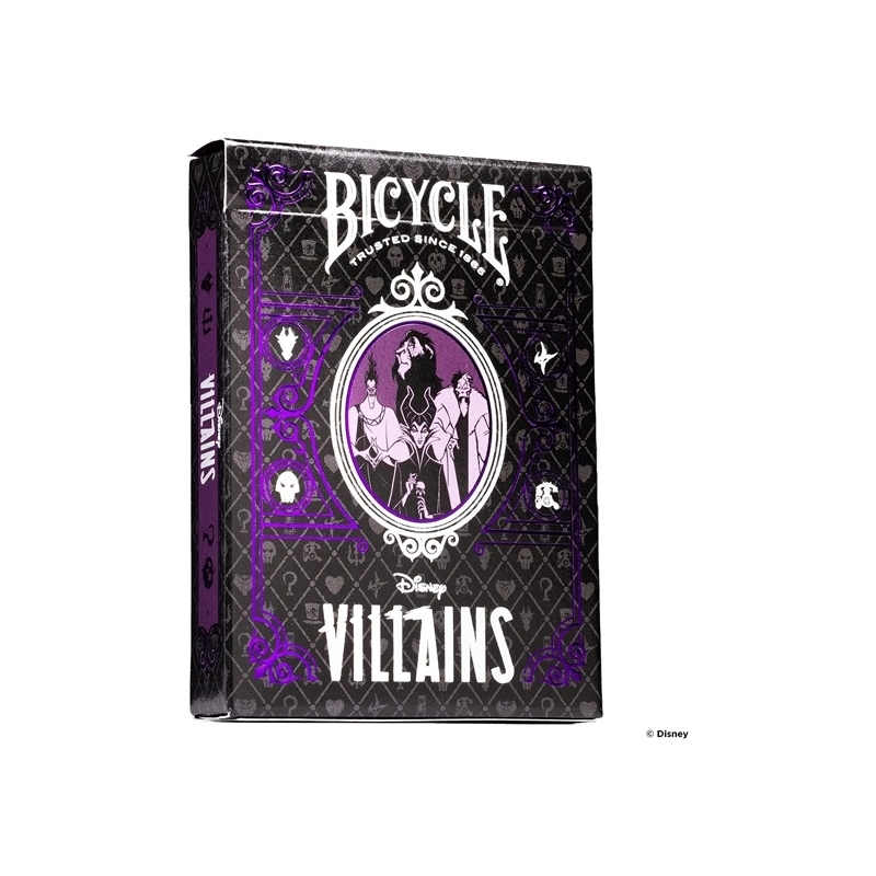Jeu de cartes Bicycle - Les Vilains Disney