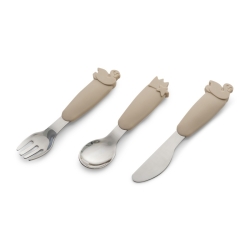 Citron - Ensemble de couverts en silicone avec pochette ballerine