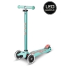 Trottinette Micro Maxi deluxe LED menthe