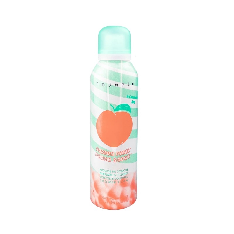 Mousse de douche colorée - Pêche