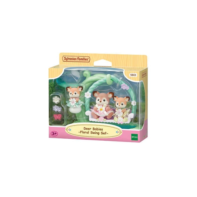 Sylvanian Families - Les bébés biches sur balancelle