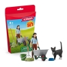 Schleich Mini monde - Emily prend soin des animaux
