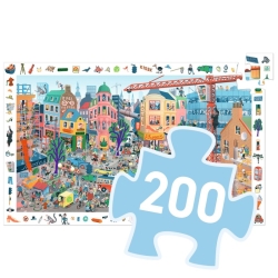 Puzzle observation 200 pièces - La ville