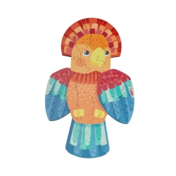 PROMO Puzzle en bois 2 en 1 - Perroquet