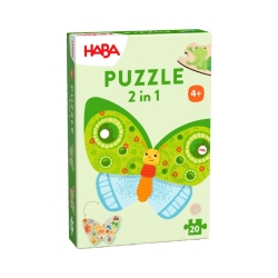 PROMO Puzzle en bois 2 en 1 - Papillon