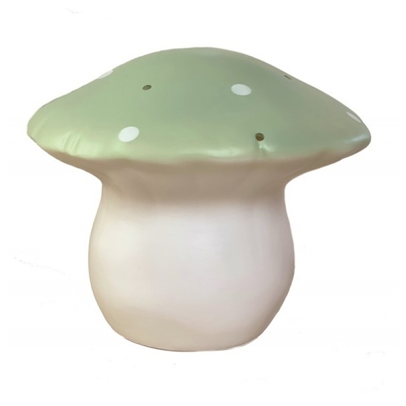 Lampe champignon moyenne vert amande
