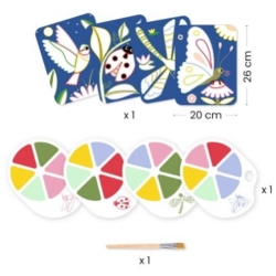 Peinture à la palette - Les petites bêtes
