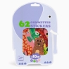 62 gommettes pour les petits - Animaux de la savane