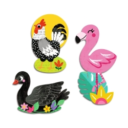 62 gommettes pour les petits - Oiseaux