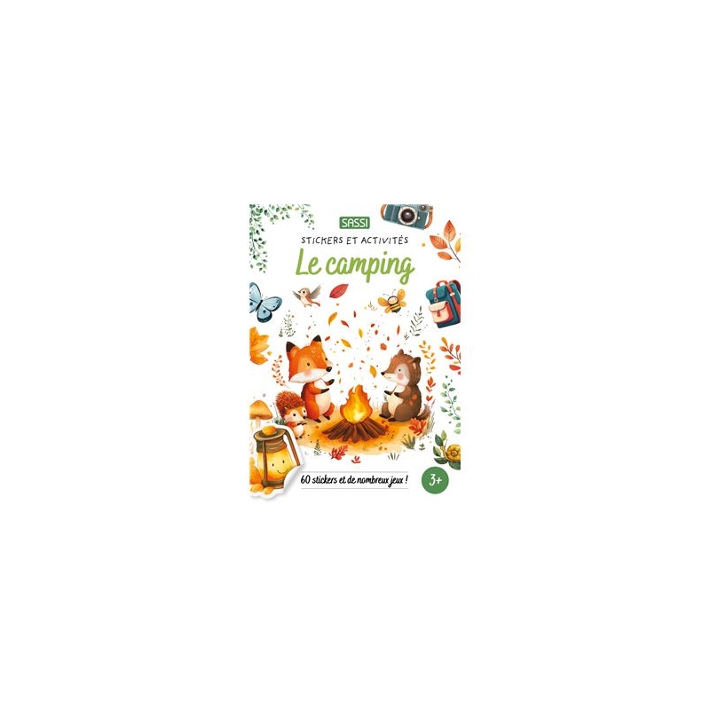 Stickers et activités - Le camping