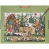 Puzzle magique à l'eau - Le potager
