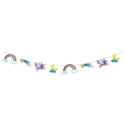 Guirlande anniversaire - Licornes
