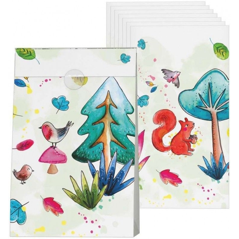 Sachets d'anniversaire - Animaux de la forêt