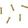 50 confettis à paillettes dorés - Chiffre 1