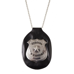 Collier badge policier