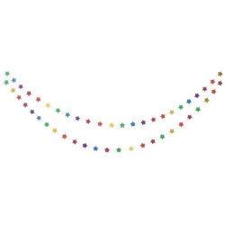 Guirlande étoiles paillettées