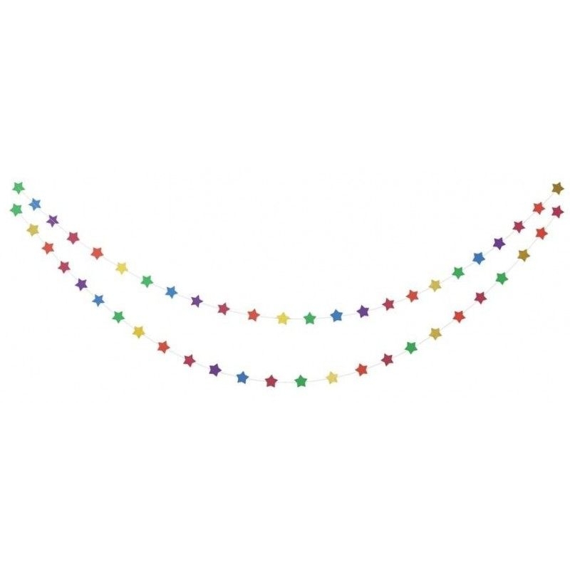Guirlande étoiles paillettées