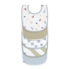 Pack de 5 bavoirs - Happy Fruits bleu/kaki