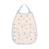 Grand bavoir avec poche - Happy Fruits bleu