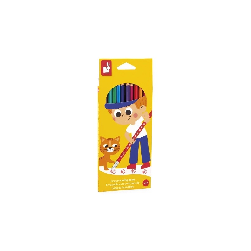 Crayons de couleur effaçables