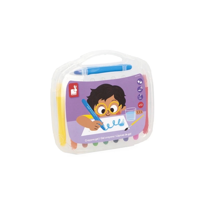 Crayons gel en valisette