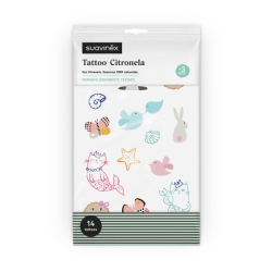 Tatouages Citronnelle Répulsif Moustique – 14pcs