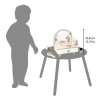 Coiffeuse de table licorne en bois