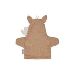 Gant de toilette marionnette cheval