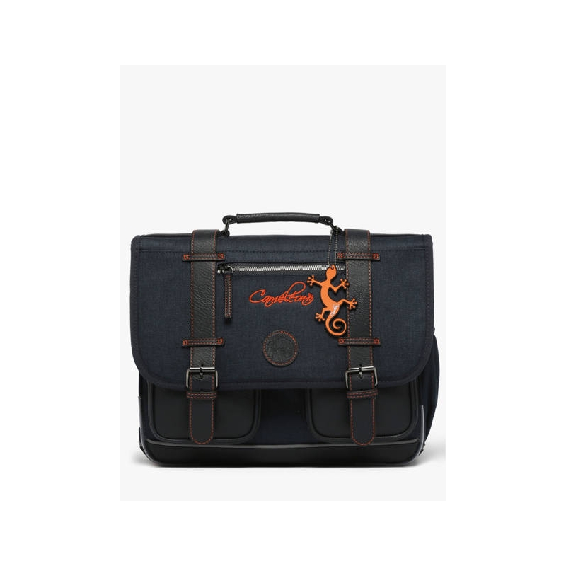 Cartable moyen 38 cm - Navy Orange