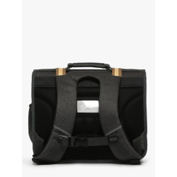 Cartable moyen 38 cm - Grey badges