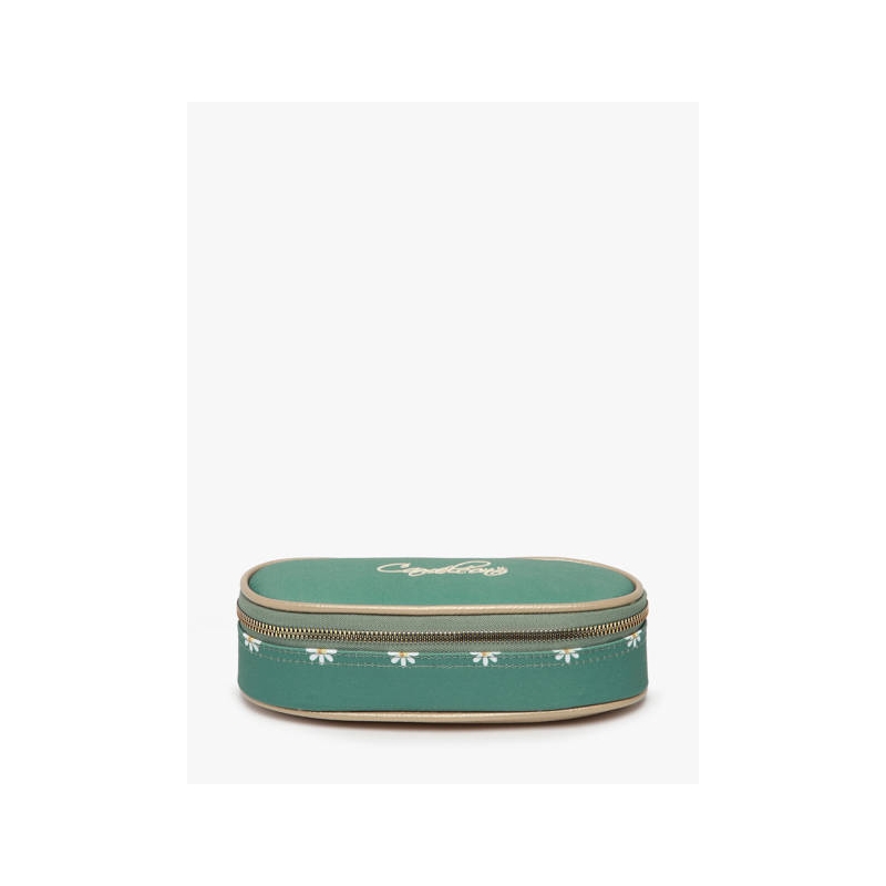 Plumier 1 compartiment - Green marguerite