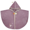 Cape de bain velours - Licorne parme