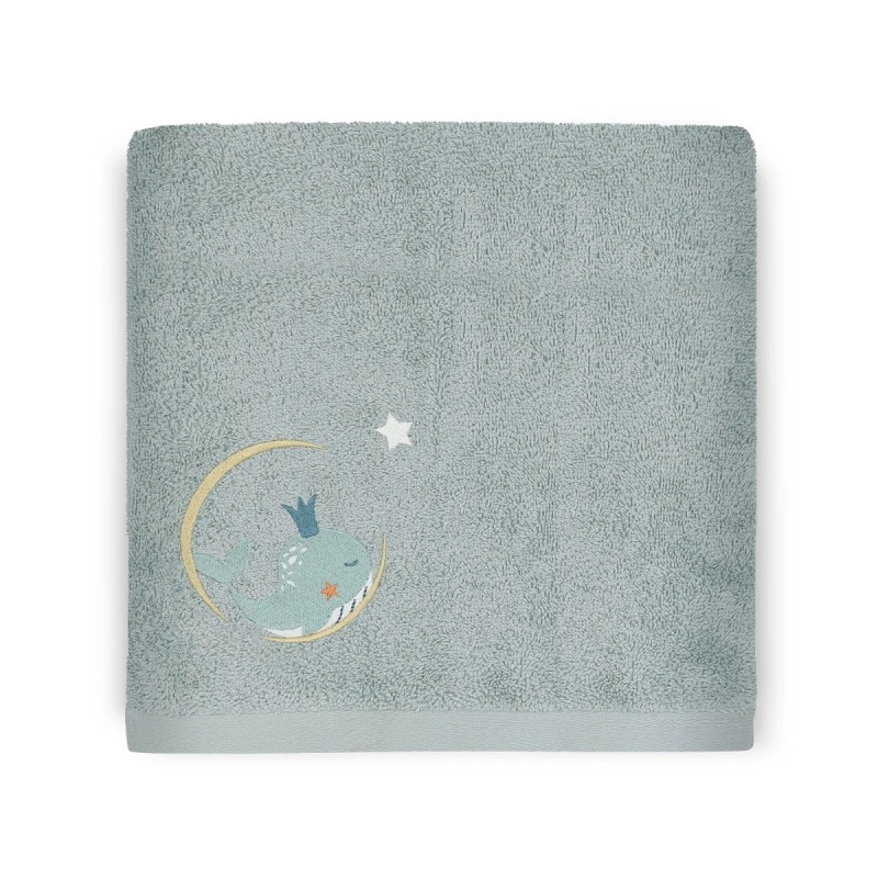 Serviette 70x140 - Baleine lagon
