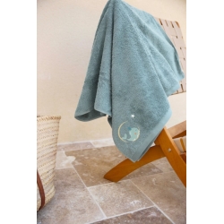 Serviette 70x140 - Baleine lagon