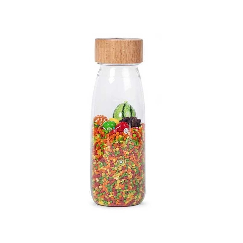 Bouteille sensorielle - Apprends les fruits