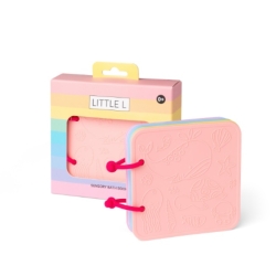 Livre de bain en silicone rose