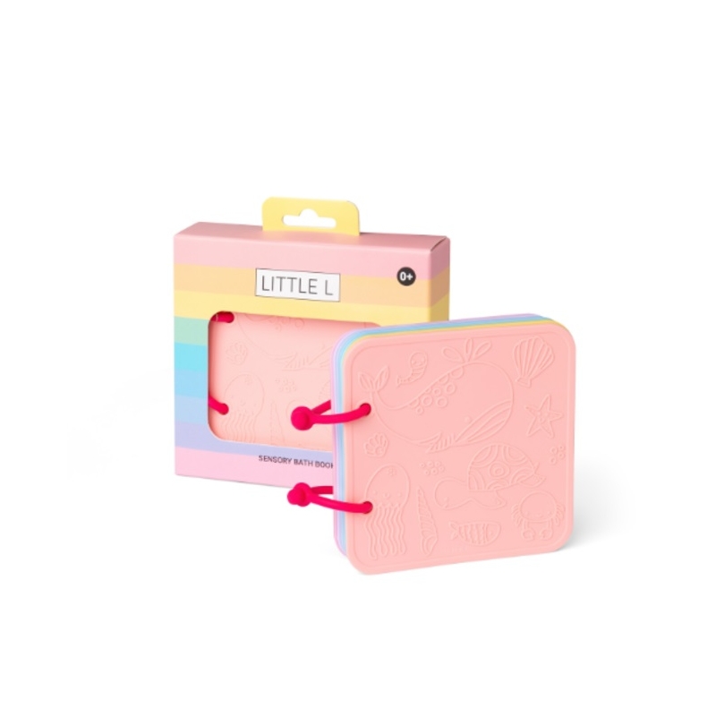 Livre de bain en silicone rose