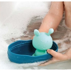 Bateau de bain et lapin à ventouse